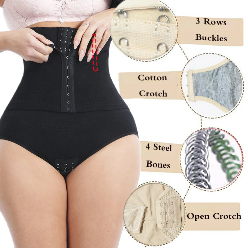 Hooked Waist Tummy Bulge Slimmer Shapewear