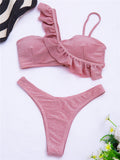 Bandage Pink costumi da bagno donna Push Up Bikini