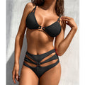 High Waist Cut Out Padded Bikini